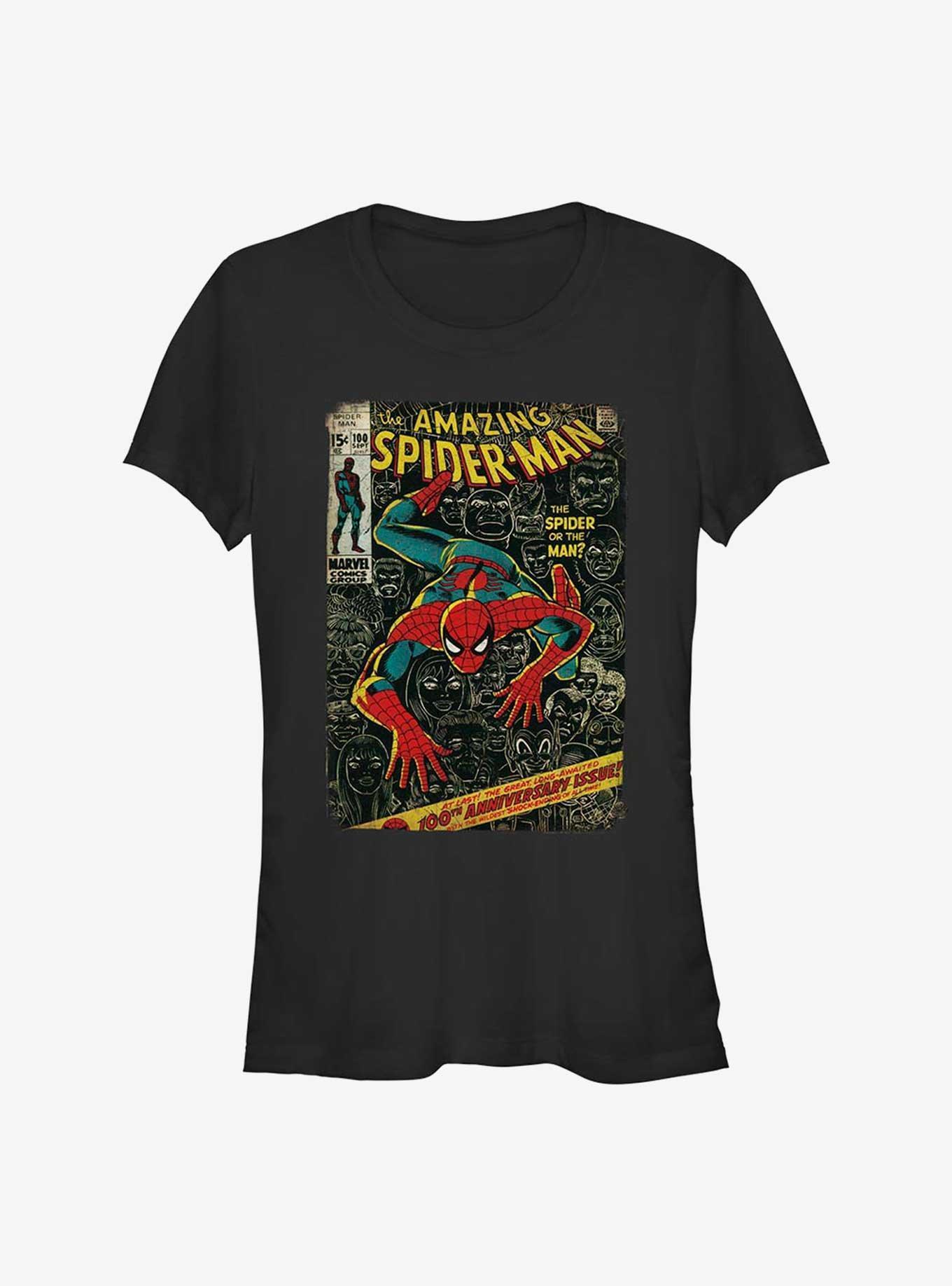 Marvel Spider-Man Spidey Comic Cover Girls T-Shirt Product Image