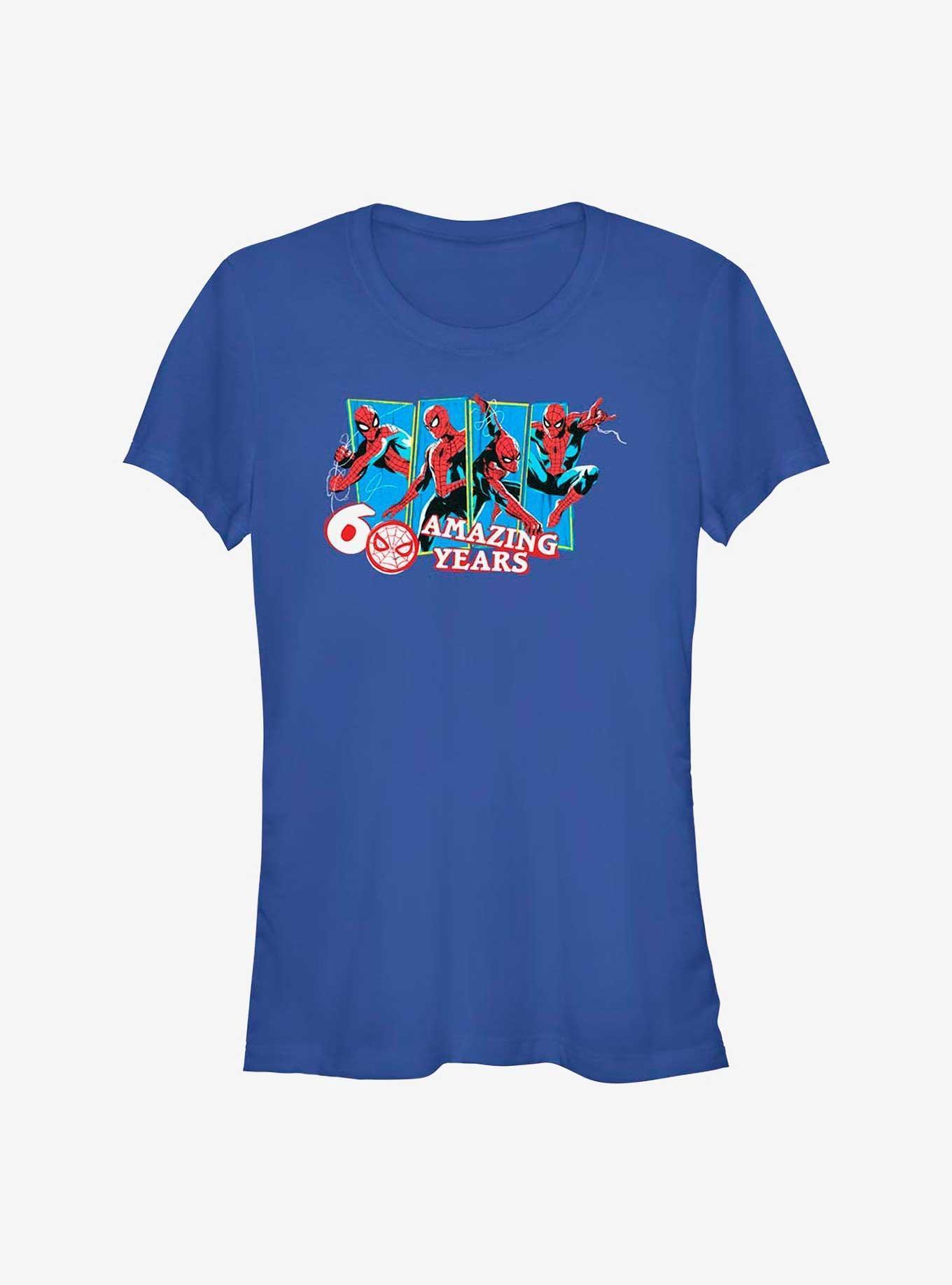 Marvel Spider-Man 60th Anniversary 60 Amazing Years Girls T-Shirt Product Image