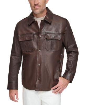 Andrew Marc Mogador Lambskin Leather Jacket Product Image