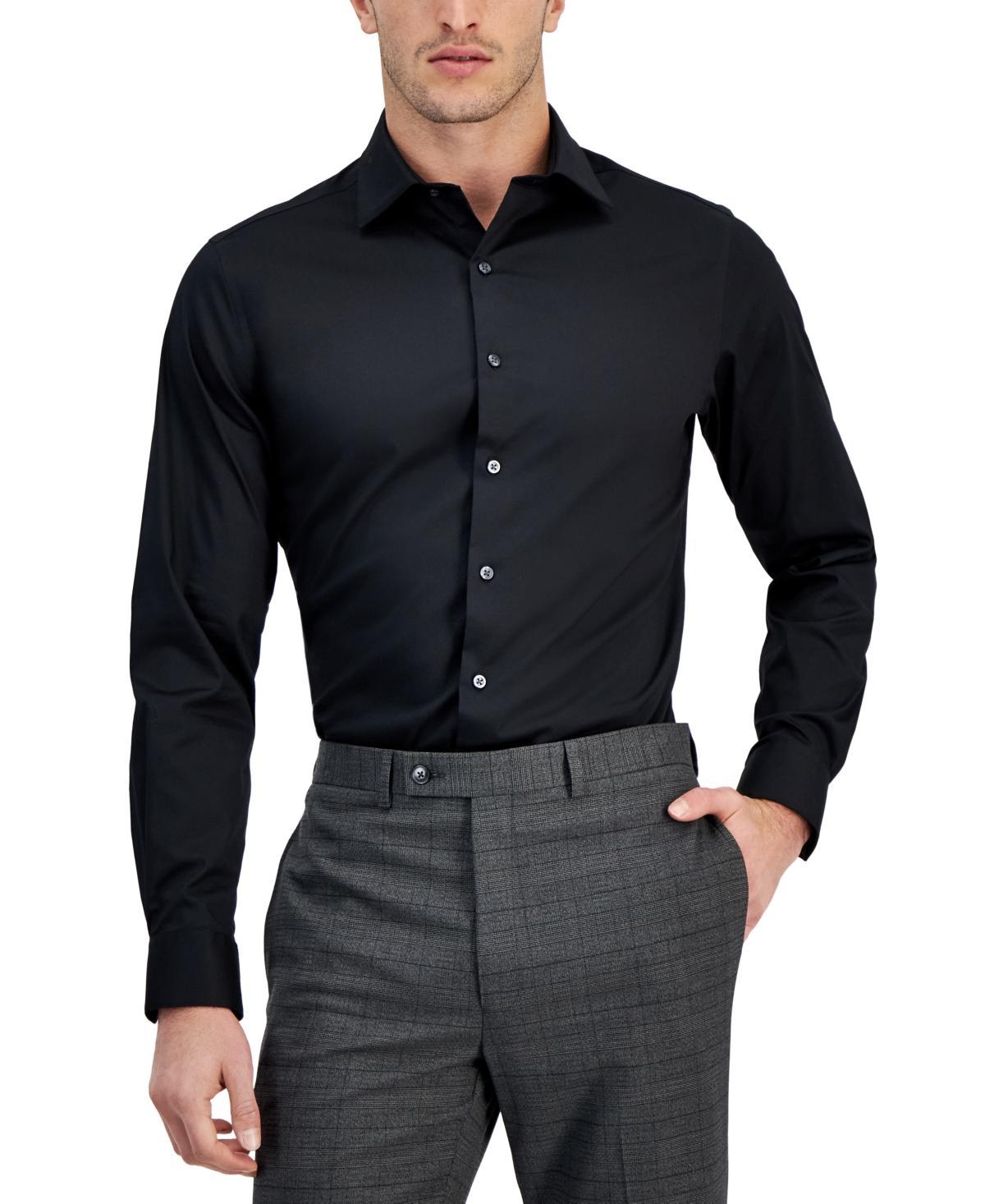 Alfani Mens Slim-Fit Temperature Regulating Dress Shirt, Created for Macys Product Image