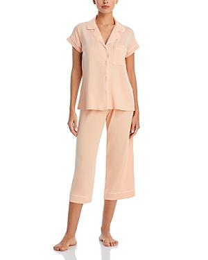 Eberjey Gisele Short Sleeve Crop Pajama Set Product Image