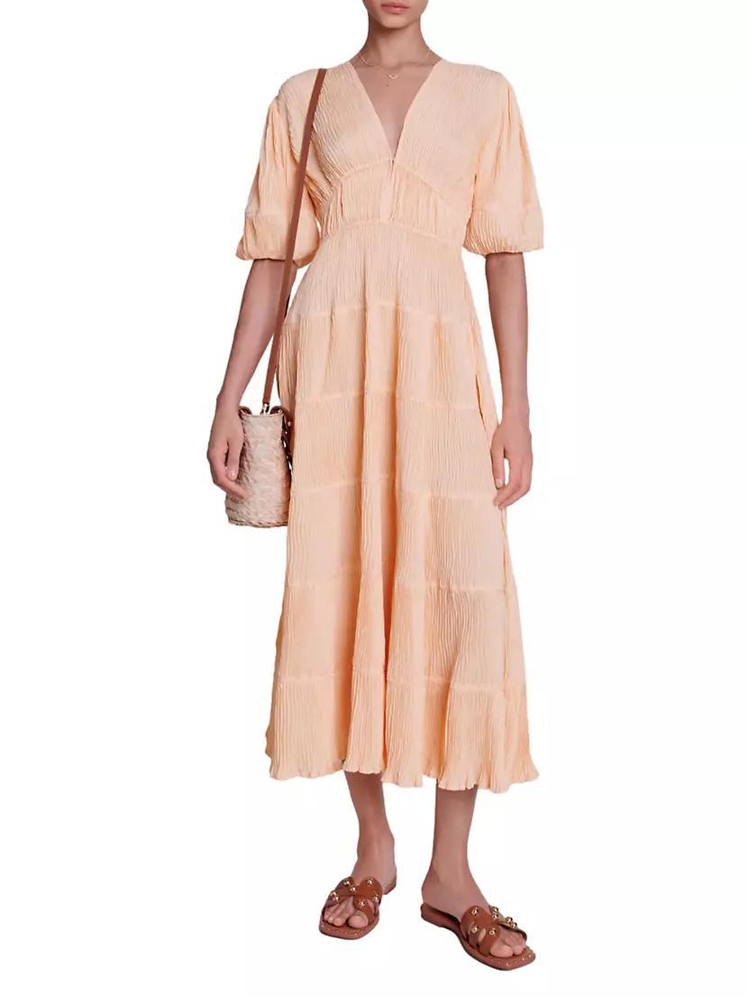 Pleated Maxi Dress Product Image