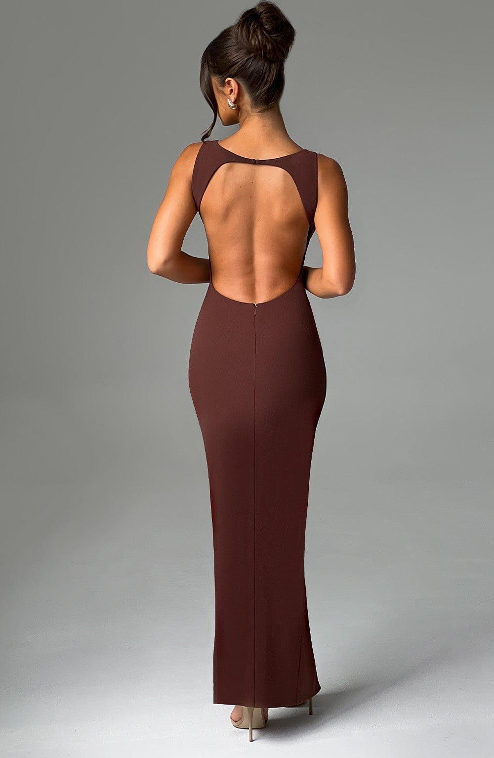 Kassandra Maxi Dress - Chocolate Product Image