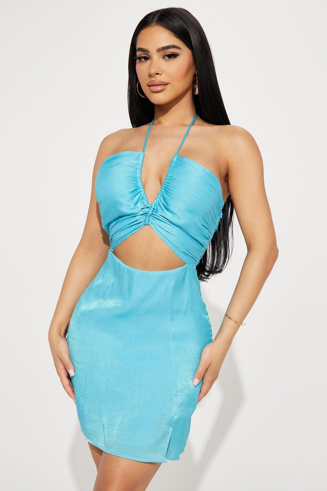 Magnolia Mini Dress - Blue product image