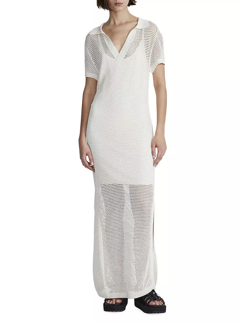 Leah Netted Polo Maxi Dress Product Image