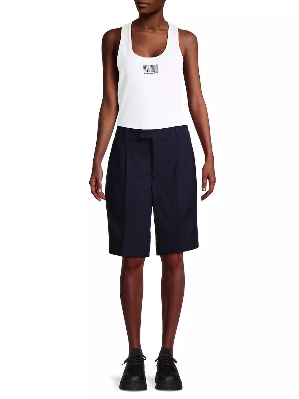 Wool Tailored Shorts Product Image