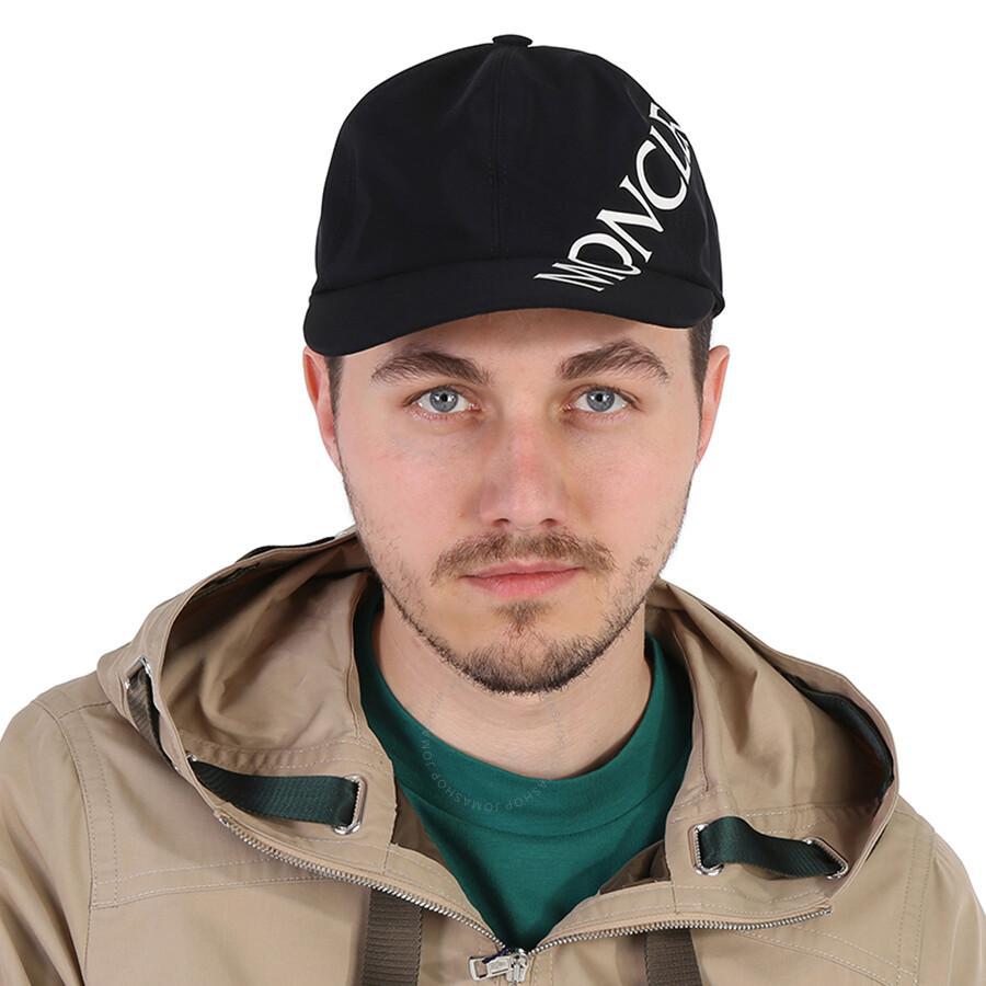 Men's Black Diagonal Logo-print Baseball Cap Product Image