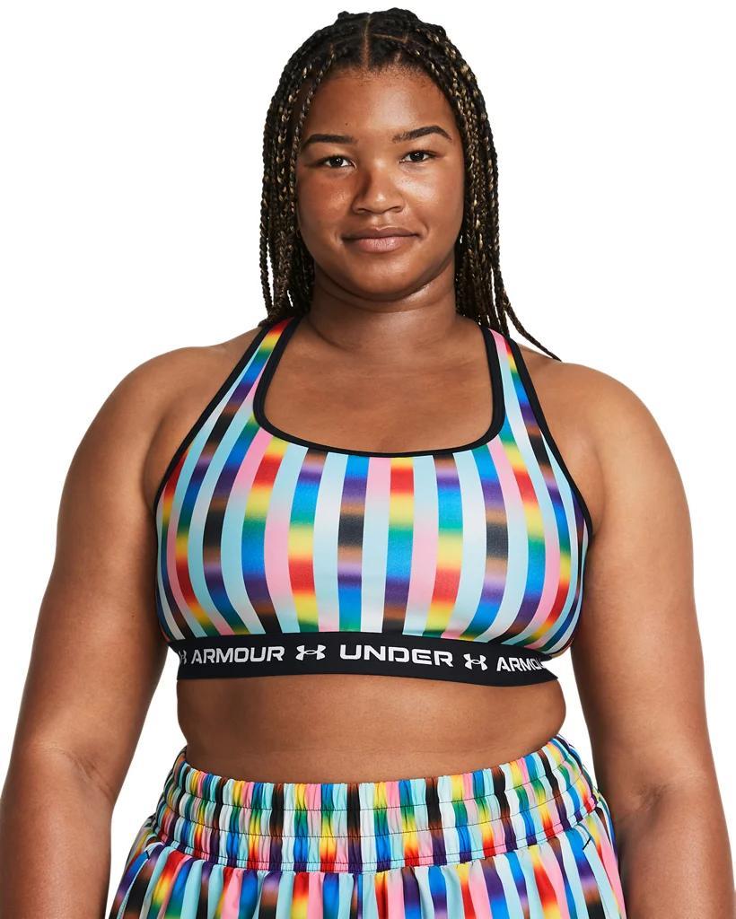 Women's UA Crossback Mid Pride Sports Bra Product Image