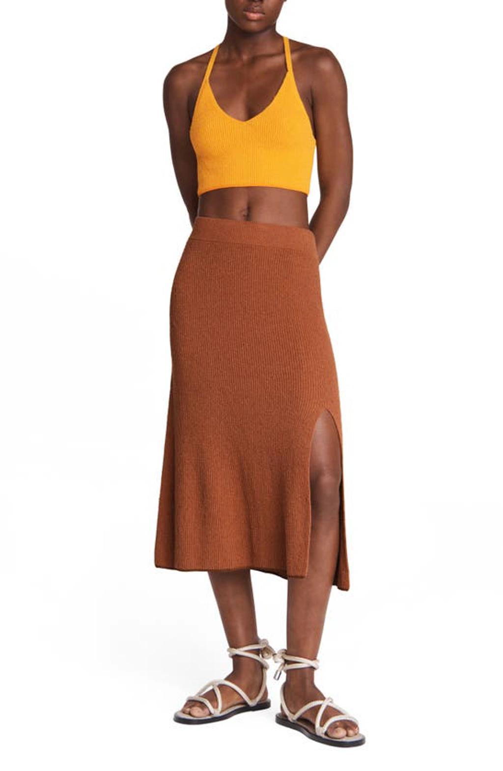 Soleil Skirt In Brown Product Image