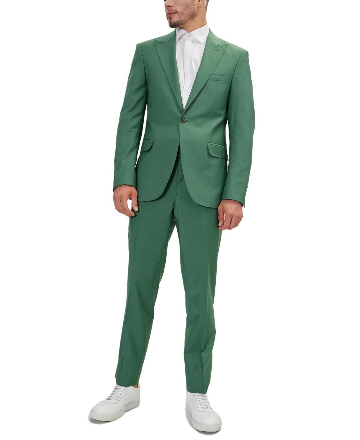 Ron Tomson Mens Modern Single Breasted, 2-Piece Suit Set Product Image