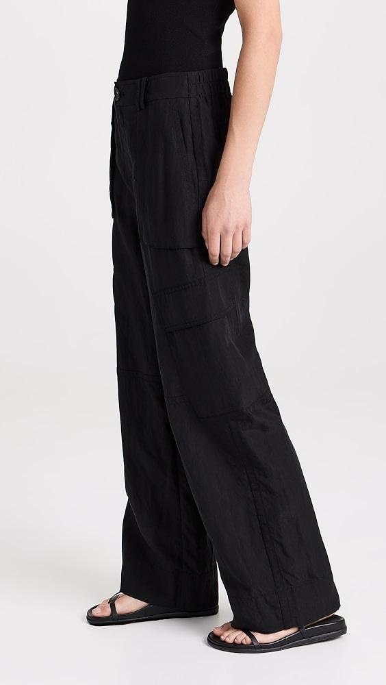 Vince Mid Rise Fluid Cargo Trousers | Shopbop Product Image