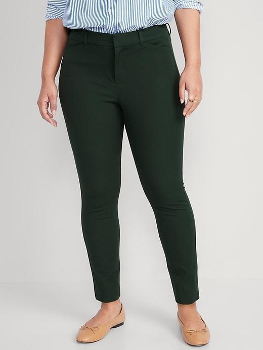 High-Waisted Pixie Skinny Ankle Pants Product Image