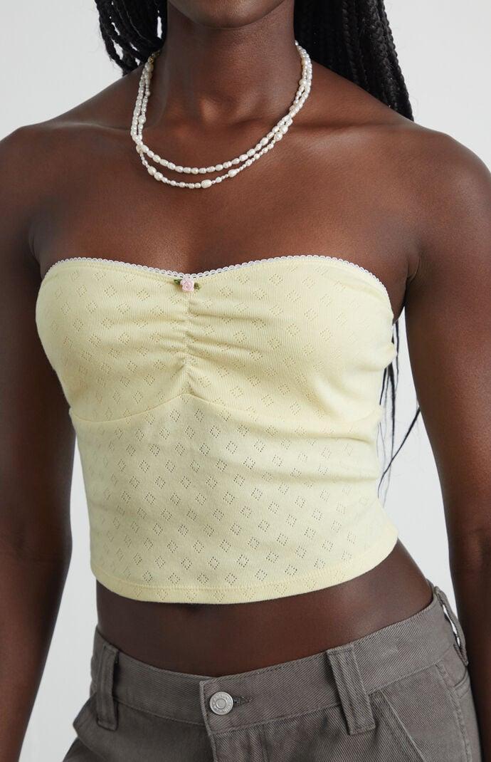 Est. PAC 1980 Women's Aria Pointelle Tube Top Product Image