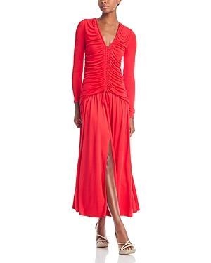 Farm Rio Ruched V Neck Dress Product Image