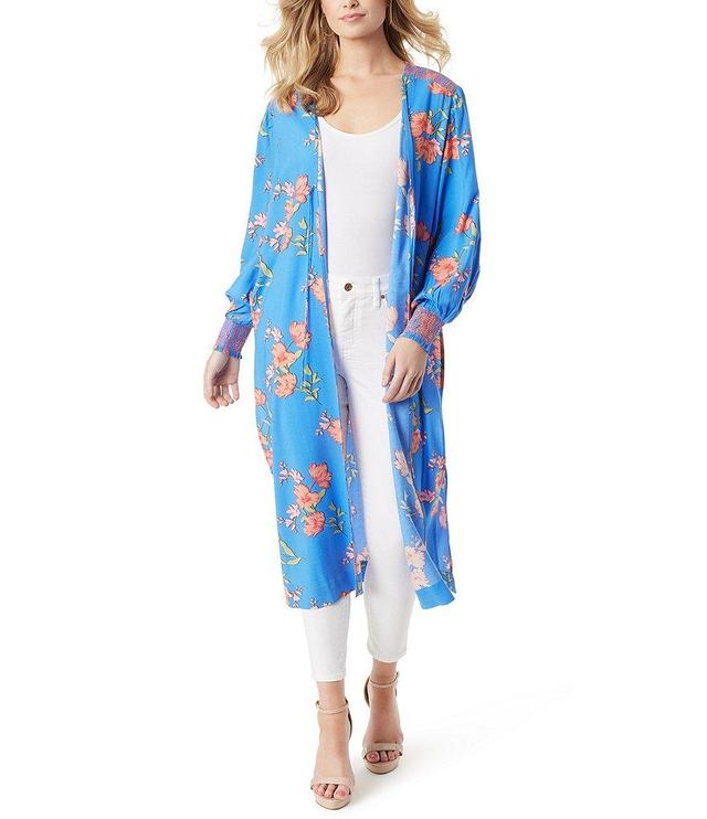 Jessica Simpson Amalia Long Sleeve Floral Print Kimono Product Image