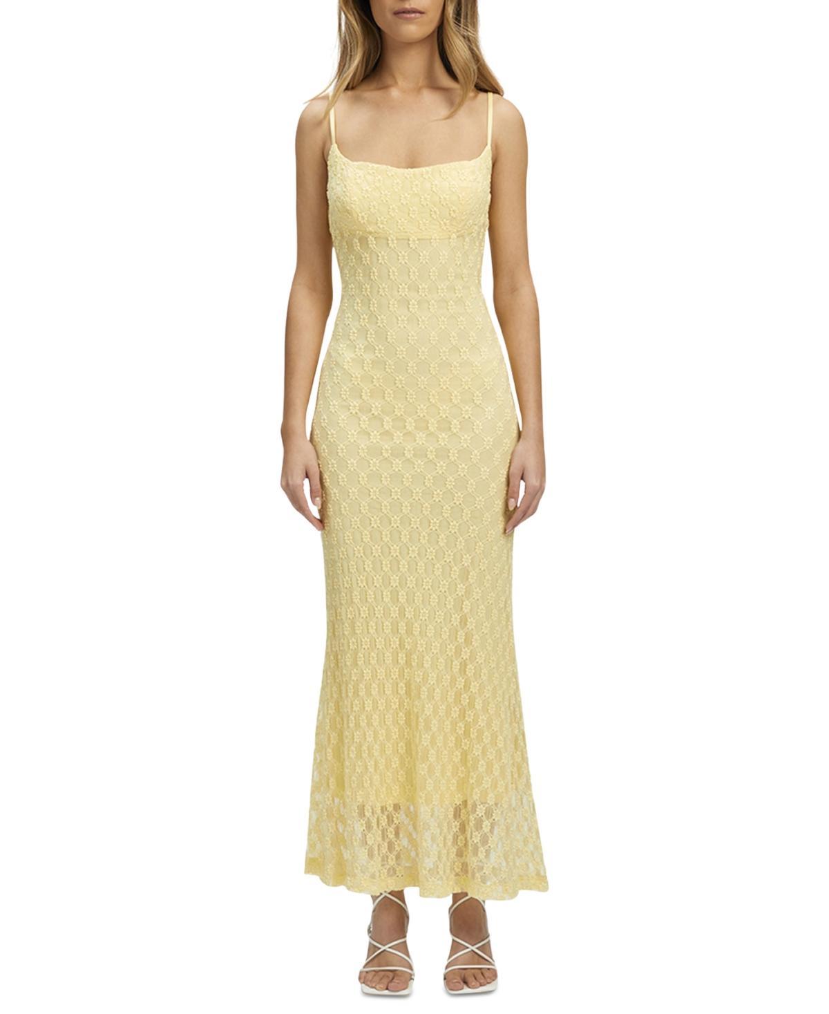 Bardot Adoni Floral Embroidered Mesh Slipdress Product Image