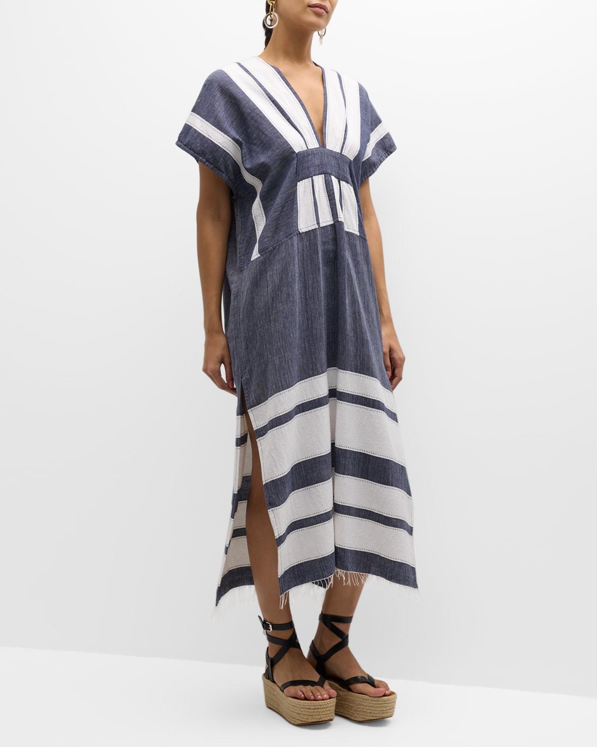 Gasira V-Neck Caftan Coverup Product Image