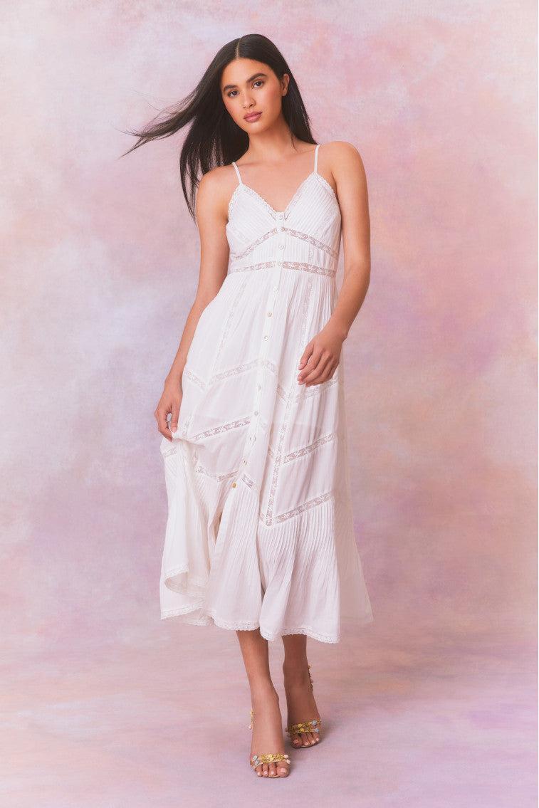 Esilda Cotton Midi Dress Product Image