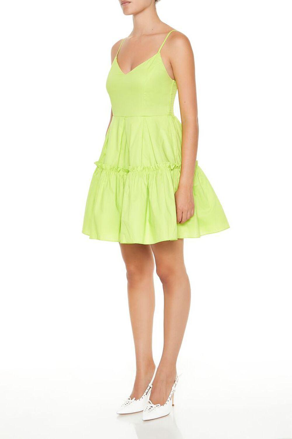 Pleated Flounce Cami Mini Dress | Forever 21 Product Image