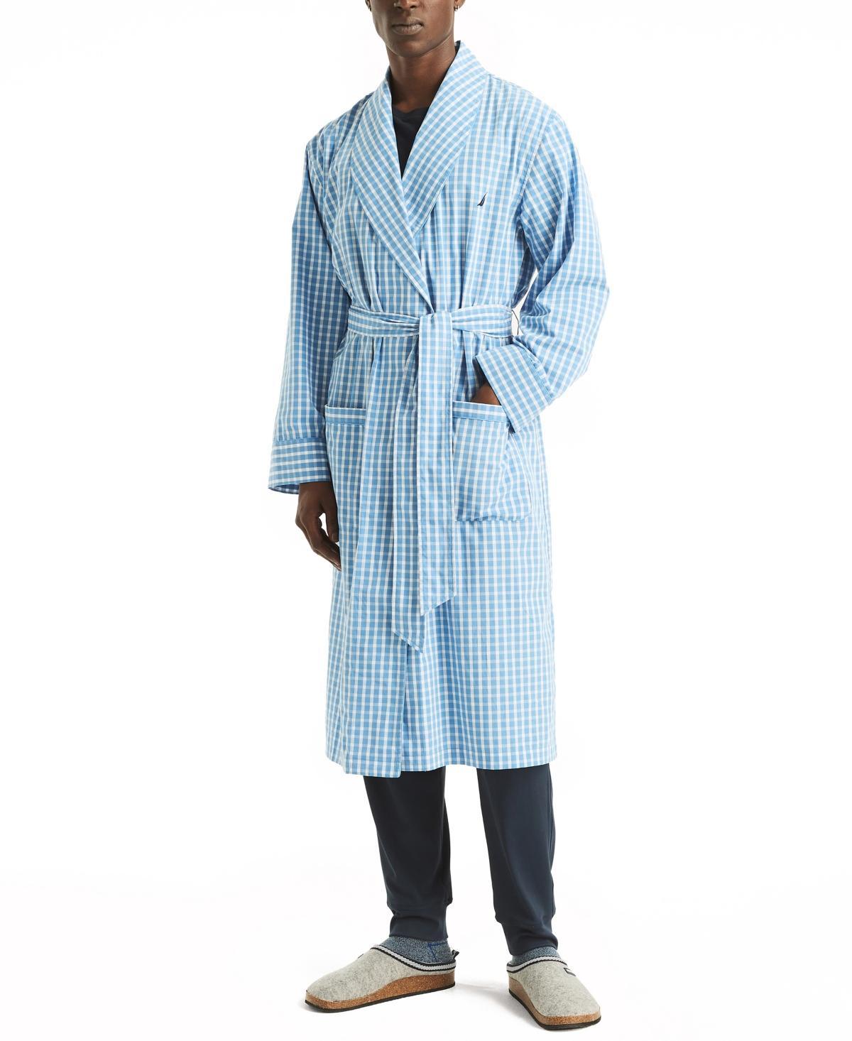 Nautica Mens Crafted Plaid Robe Product Image