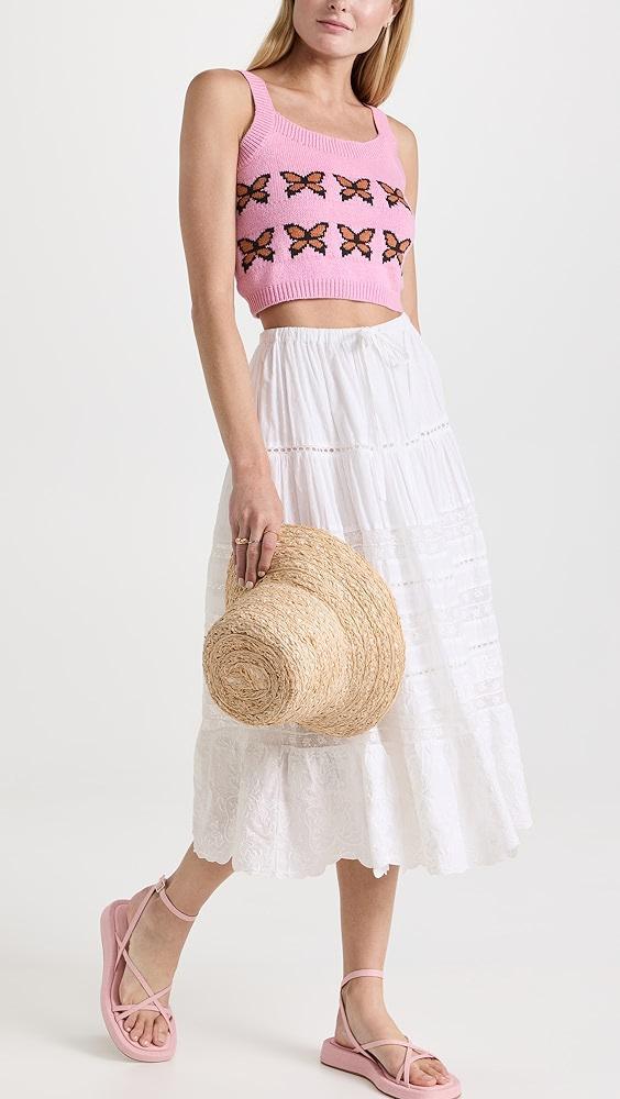 LoveShackFancy Donna Skirt | Shopbop Product Image