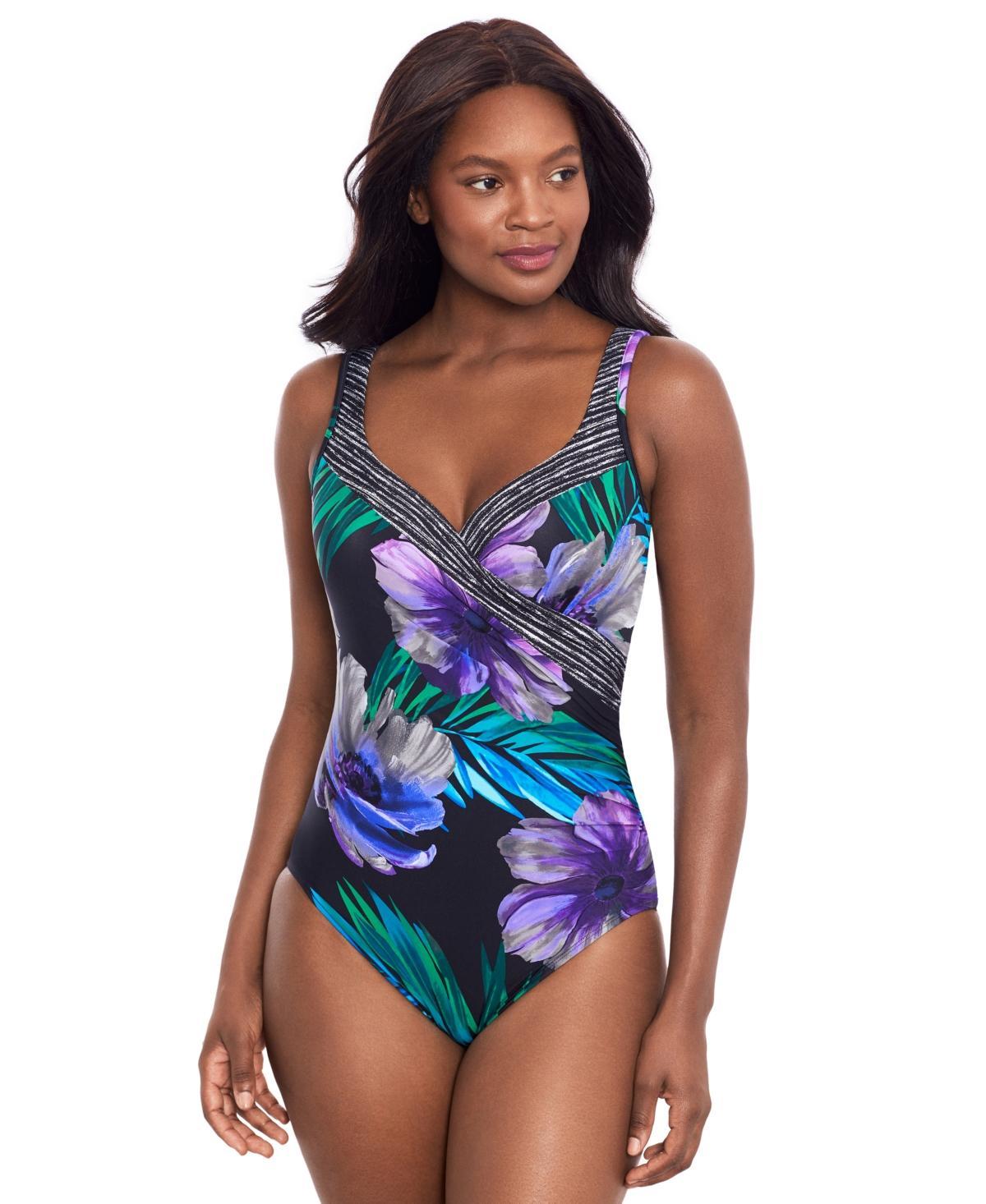 Womens Flora Aura Its A Wrap One-Piece Swimsuit Product Image