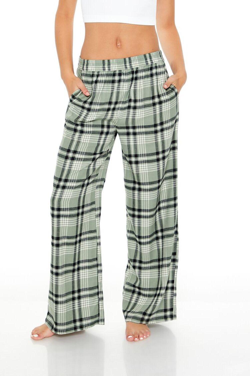 Plaid Flannel Pajama Pants | Forever 21 Product Image