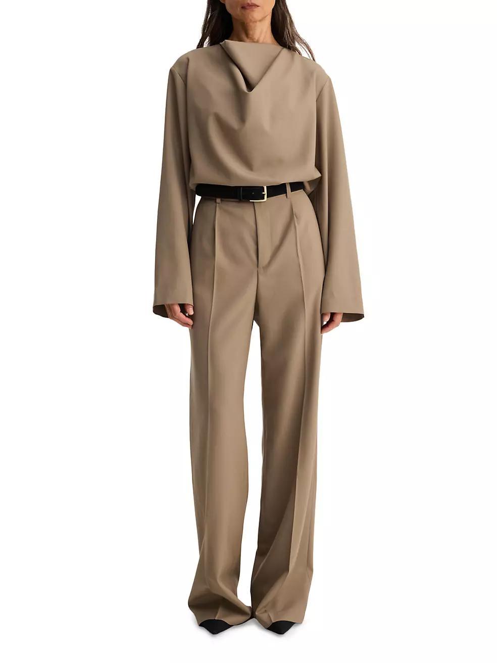 Relaxed Single-Pleated Trousers Product Image