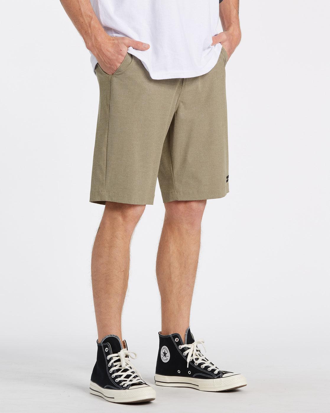 Crossfire Mid 19" Hybrid Submersible Shorts - Khaki Male Product Image