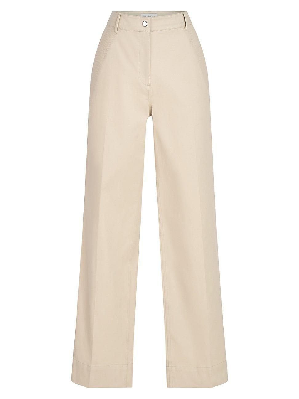 Womens Sam Twill Wide-Leg Pants product image