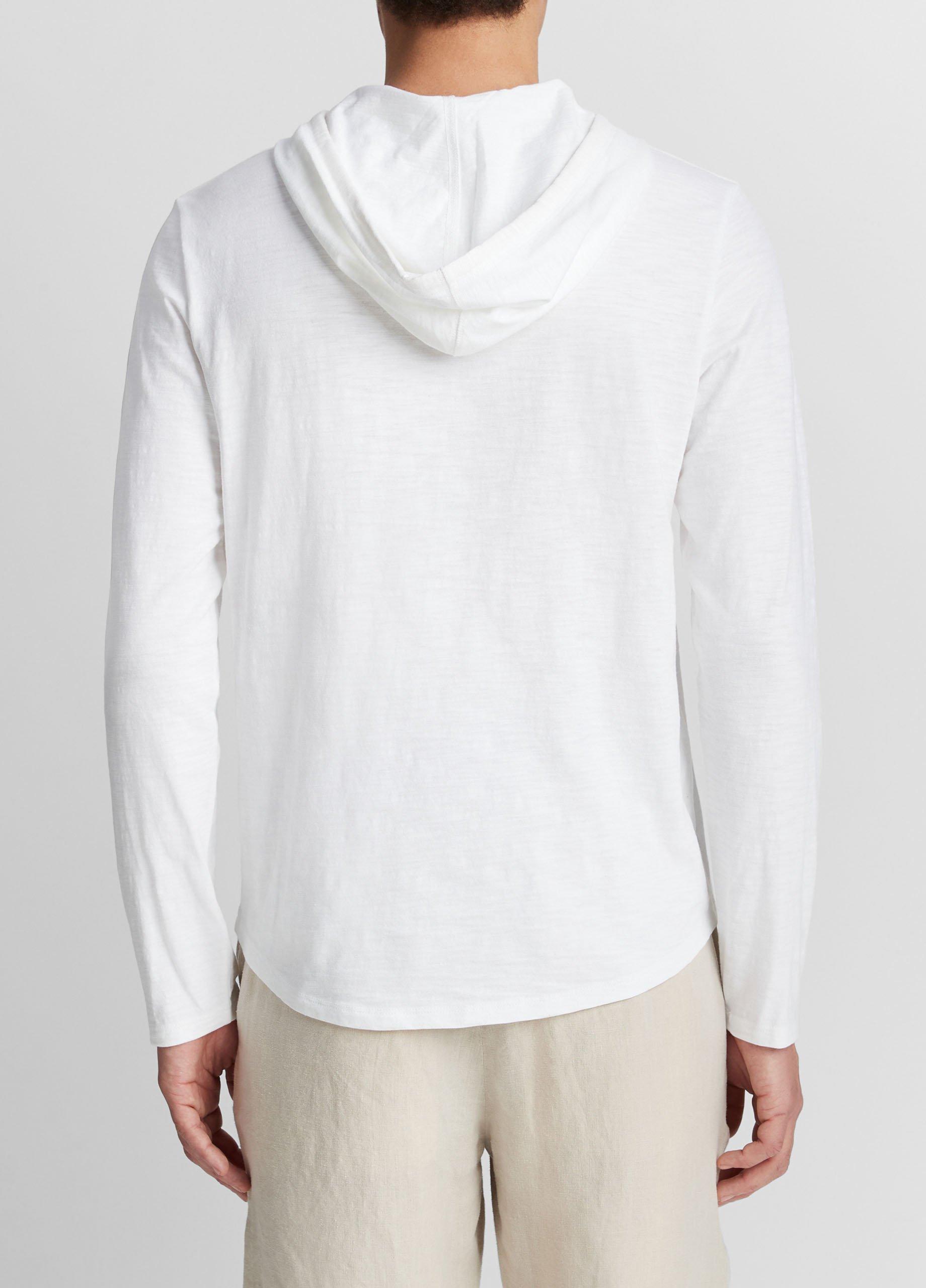 Textured Cotton Hoodie Product Image