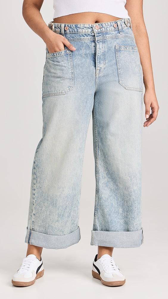 Free People Palmer Cuffed Jeans | Shopbop Product Image