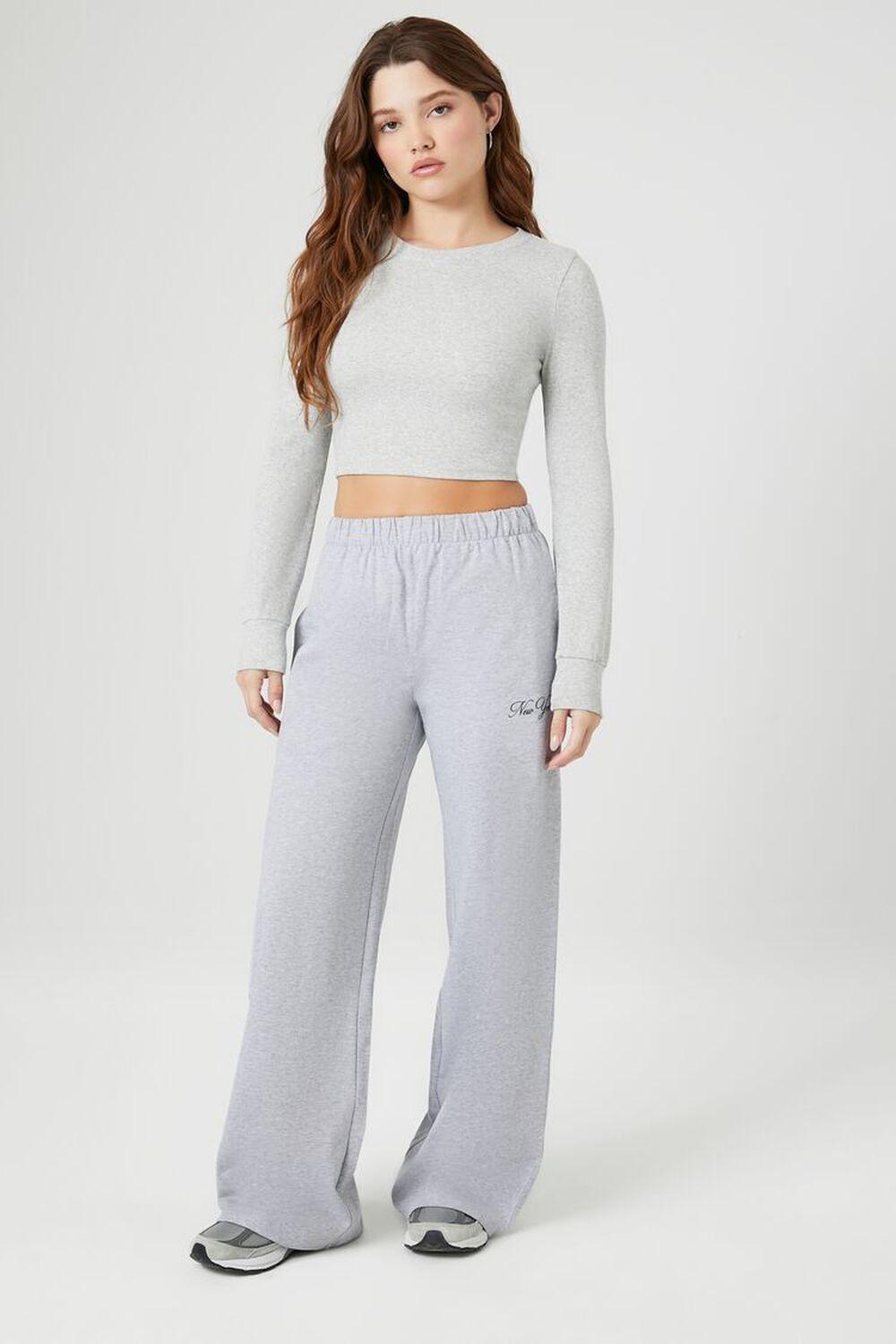 Fleece New York Graphic Pants | Forever 21 Product Image