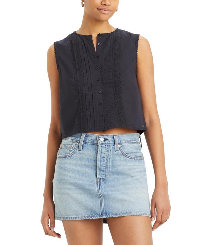 Levis Womens Lorelai Cotton Sleeveless Shirt Product Image