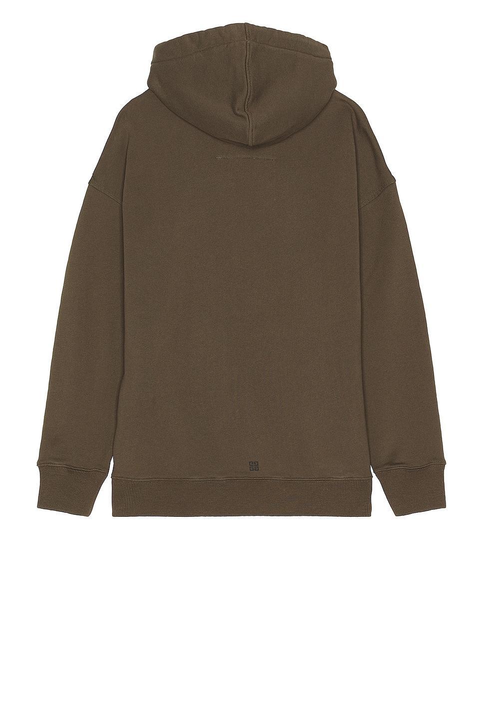 Givenchy Slim Fit Hoodie in Khaki - Brown. Size L (also in M). Product Image