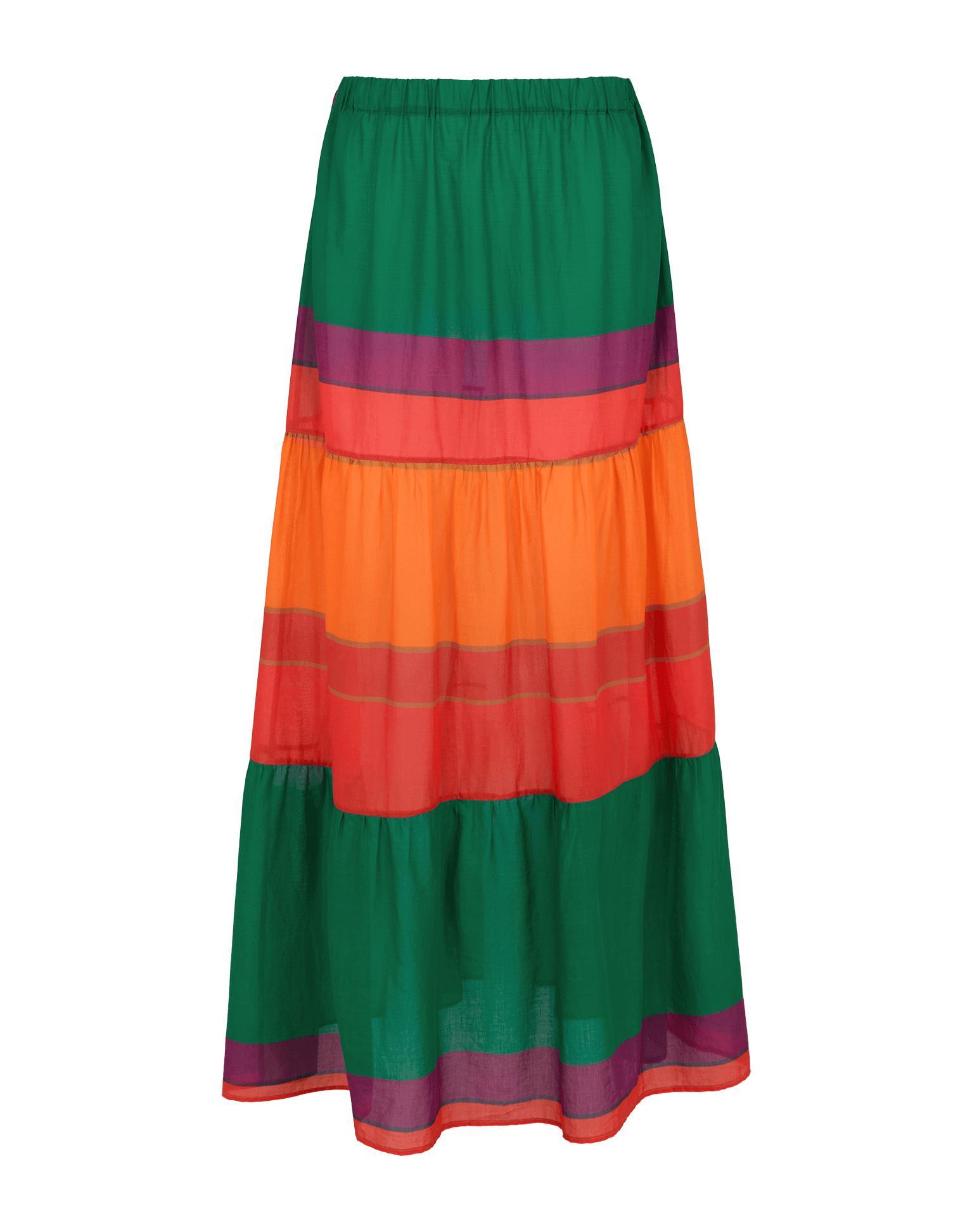 Helen Long Skirt - Heatwave Product Image