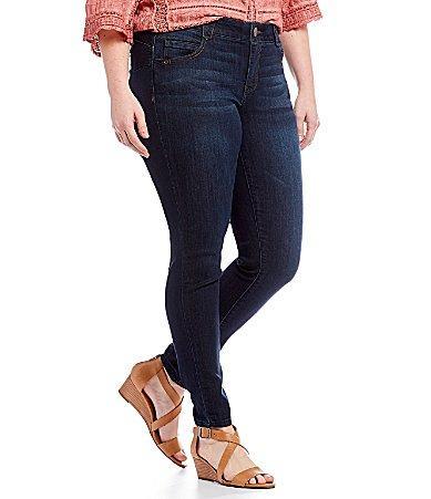 Democracy Petite Size Absolution Skinny Leg Mid Rise Jeggings Product Image