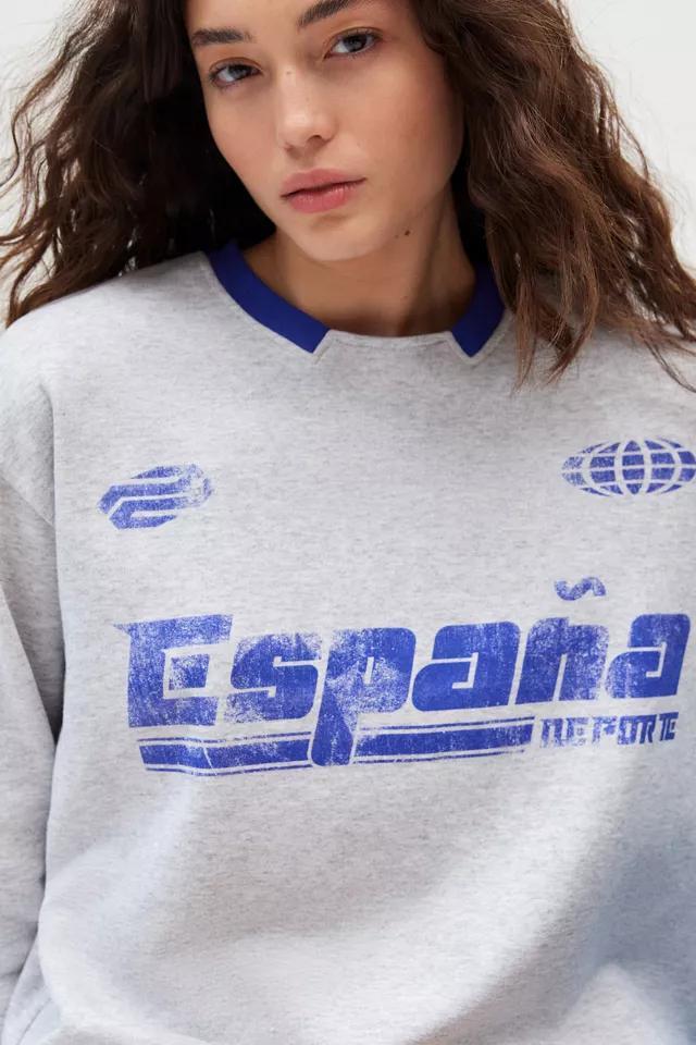 Espana Graphic Oversized Pullover Sweatshirt Product Image