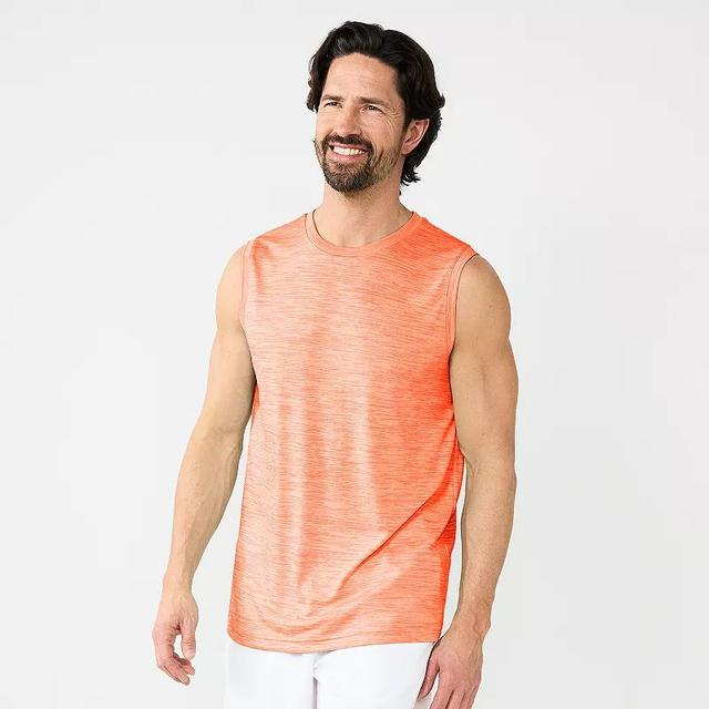 Mens Tek Gear Dry Tek Muscle Tank Orange Cocktail Product Image