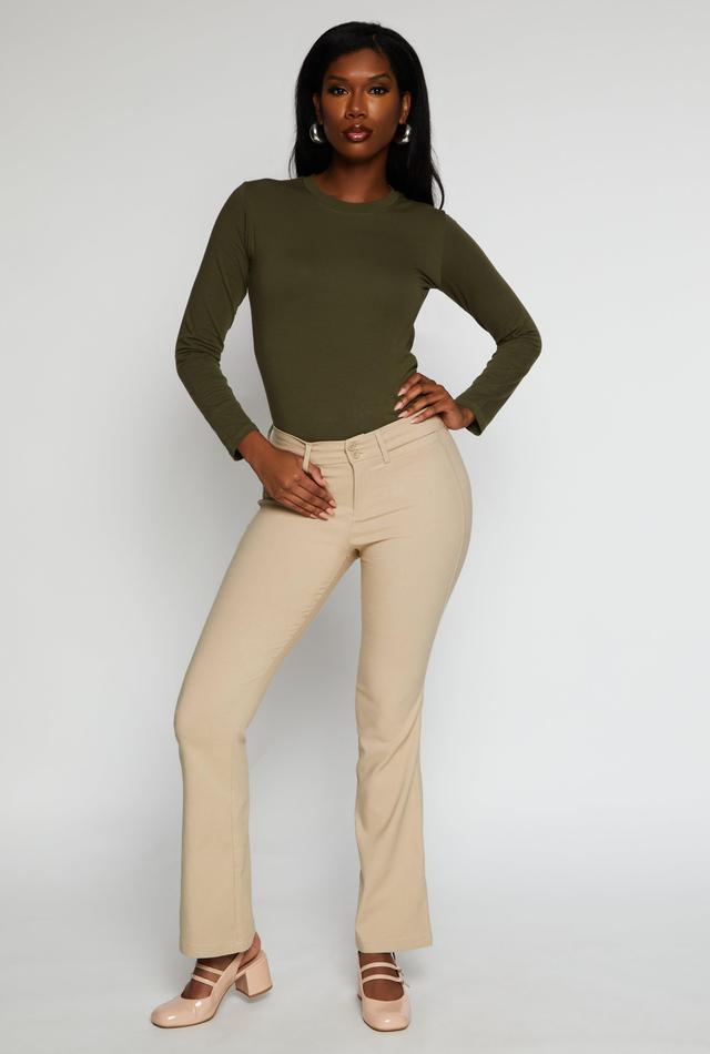 Womens Stretch Boot Cut Dress Pants Product Image