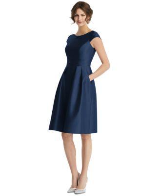 Boat-Neck A-Line Dress Product Image