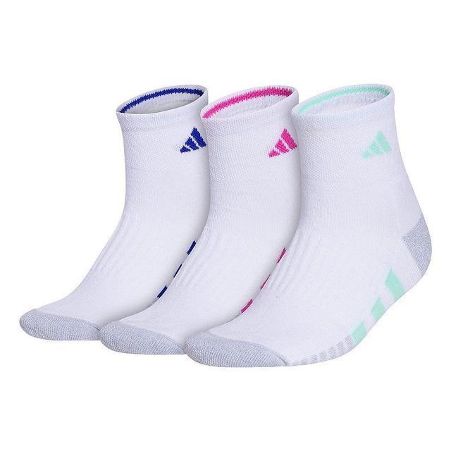 Womens adidas Cushioned 3.0 3-Pack Quarter Socks Product Image