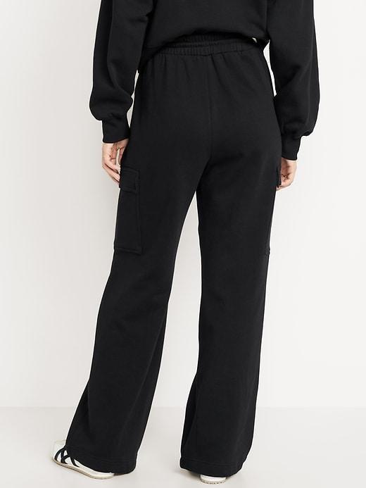 Extra High-Waisted SoComfy Cargo Wide-Leg Sweatpants Product Image