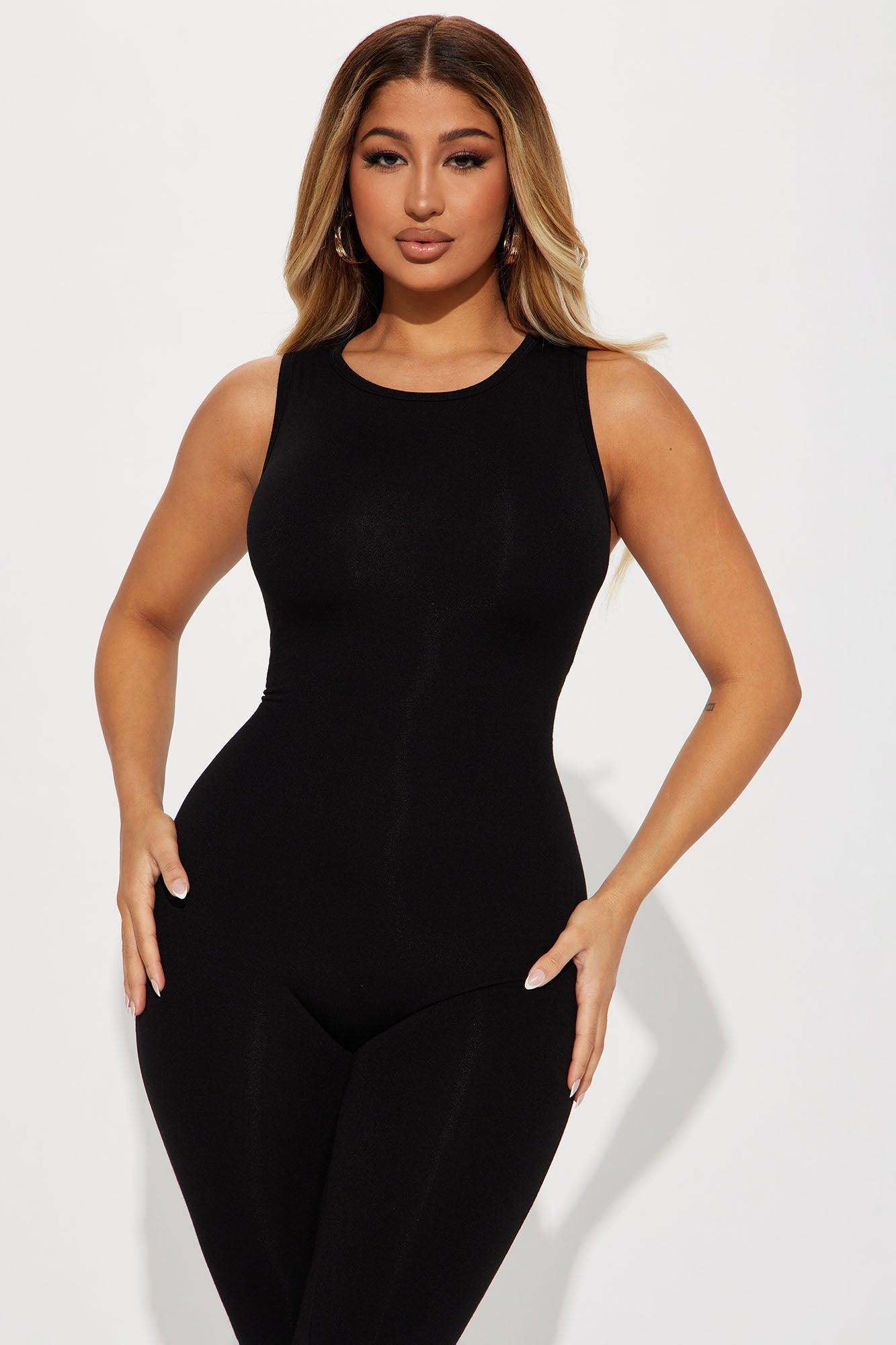 Tori Smooth Snatched Jumpsuit - Black Product Image