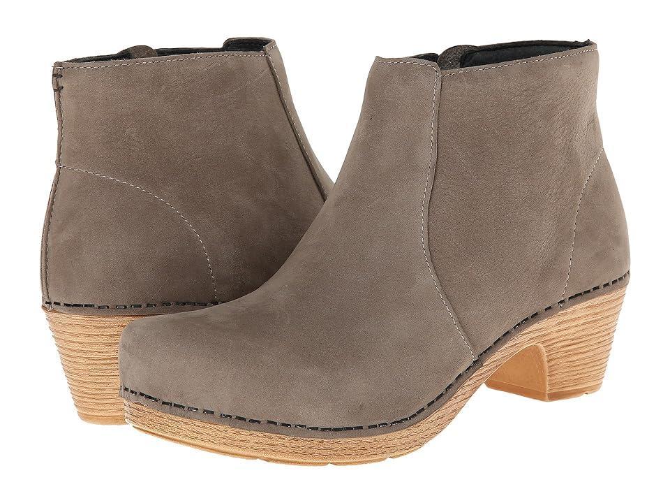 Dansko Maria (Taupe Milled Nubuck) Women's Pull-on Boots Product Image