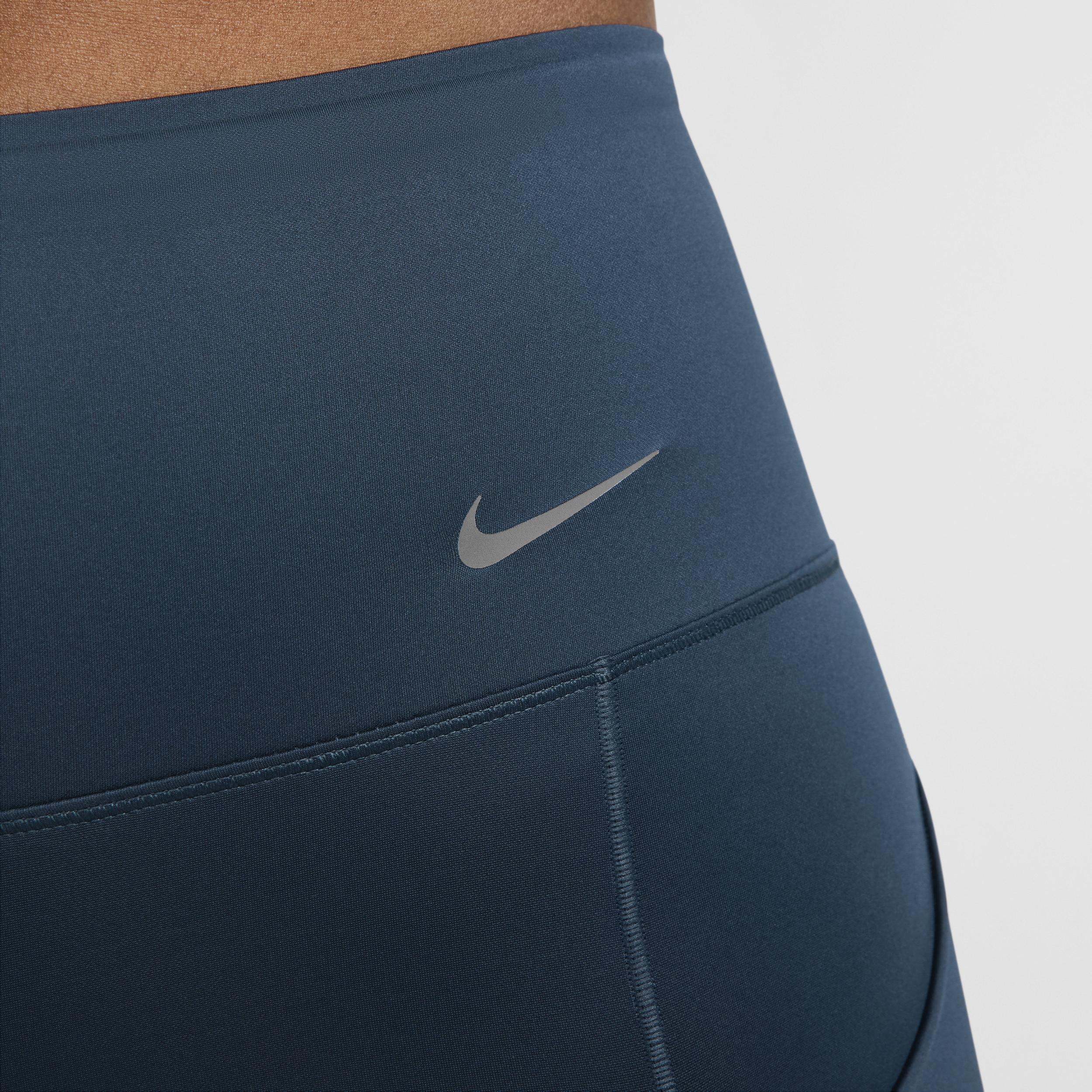 Nike Womens Go Firm-Support High-Waisted Cropped Leggings with Pockets Product Image