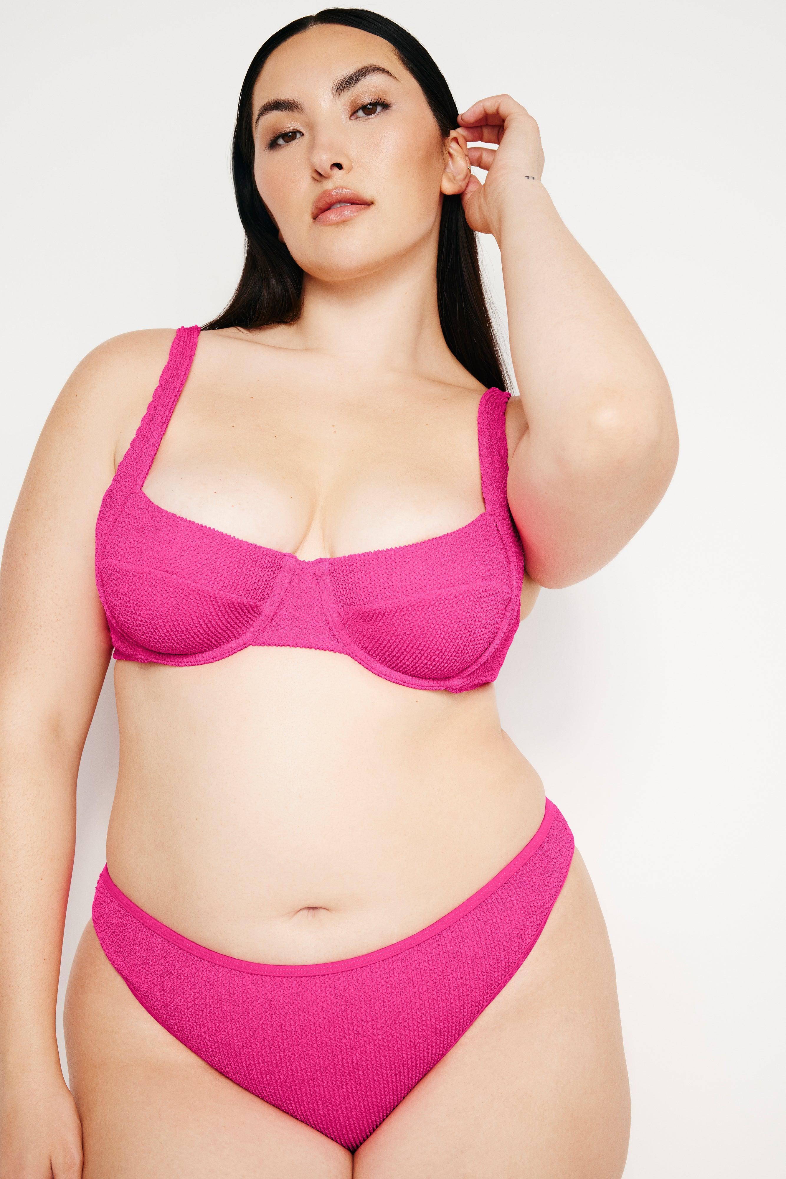 ALWAYS FITS DEMI BIKINI TOP | PINK GLOW002 Product Image