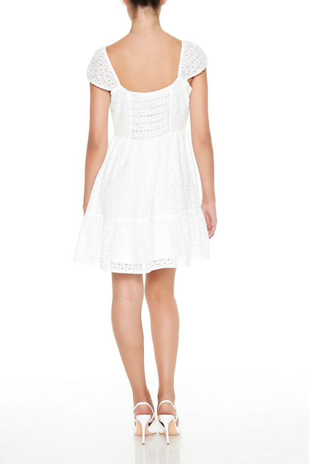 Eyelet Bustier Flounce Mini Dress | Forever 21 Product Image