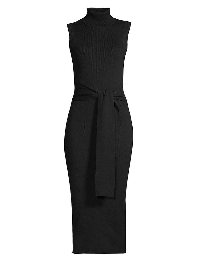 Womens Rowan Tie-Waist Knit Midi Dress Product Image