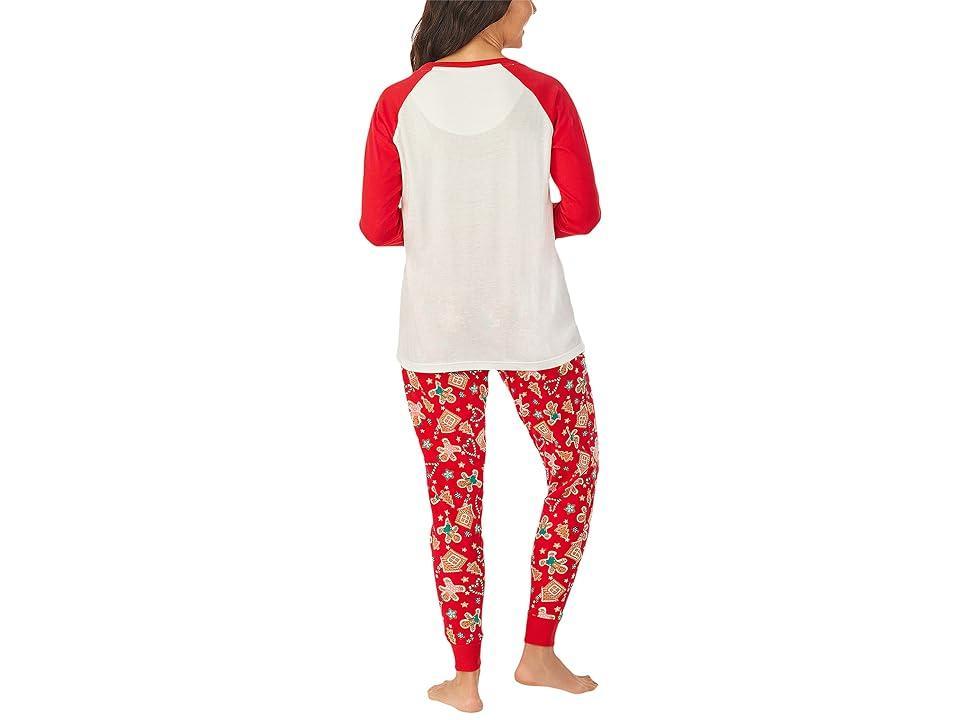 Pajamarama Cookie Taster Long PJ (Red Cookies) Women's Pajama Sets Product Image